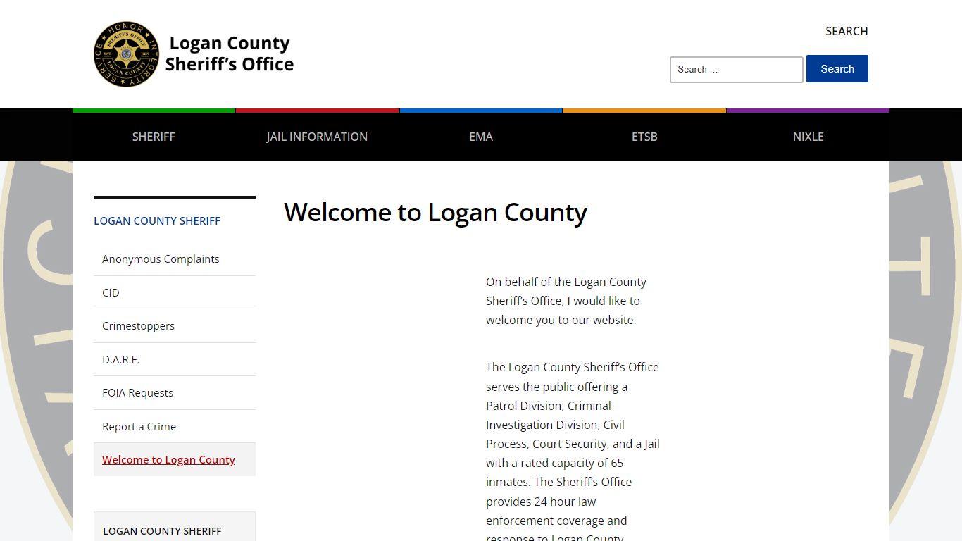 Welcome to Logan County – Logan County Sheriff's Office