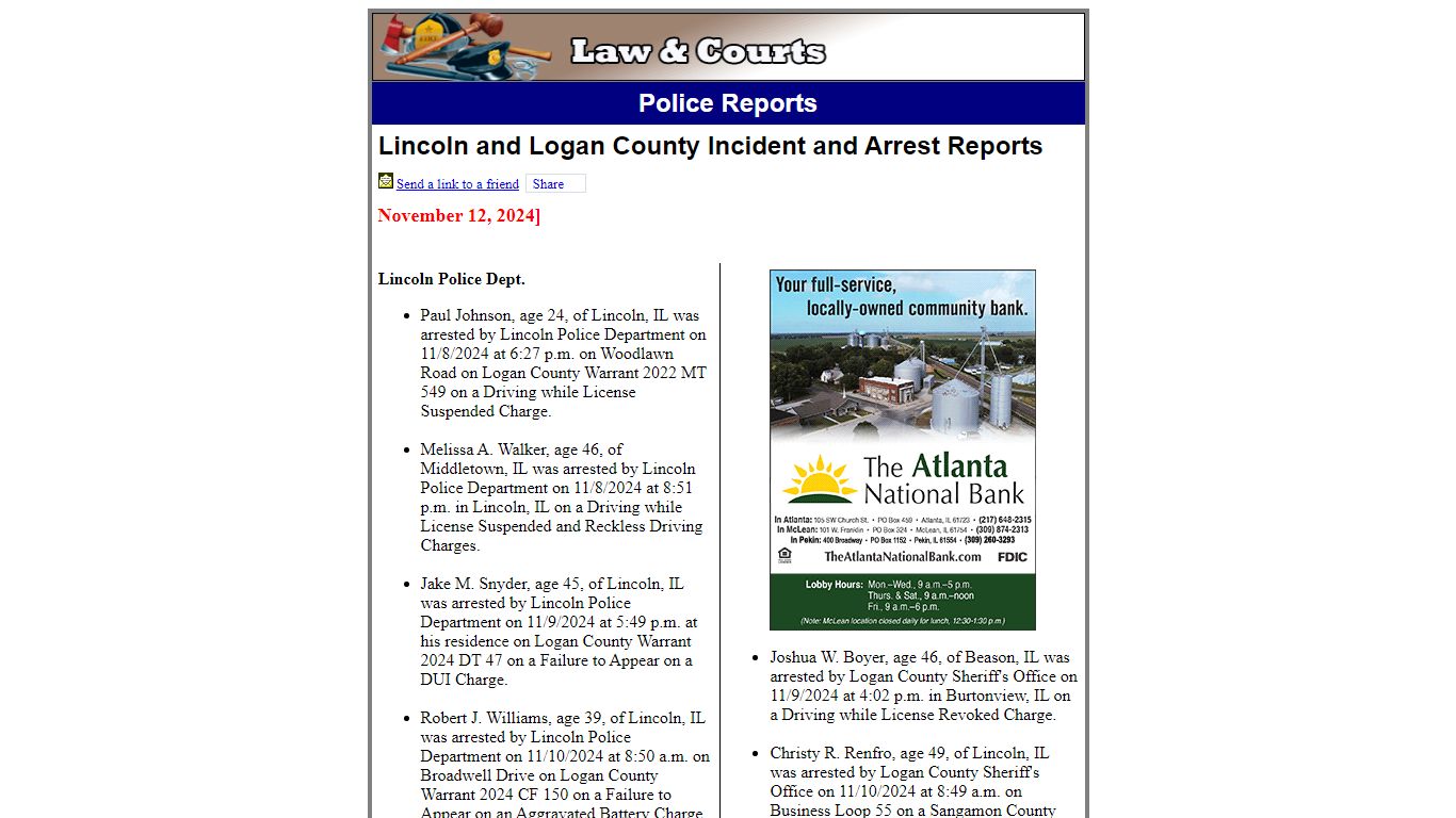 LDN - Law and Courts - Lincoln Daily News